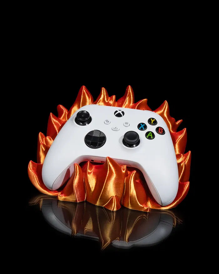 Flame-Inspired 3D Printed Controller Stand
