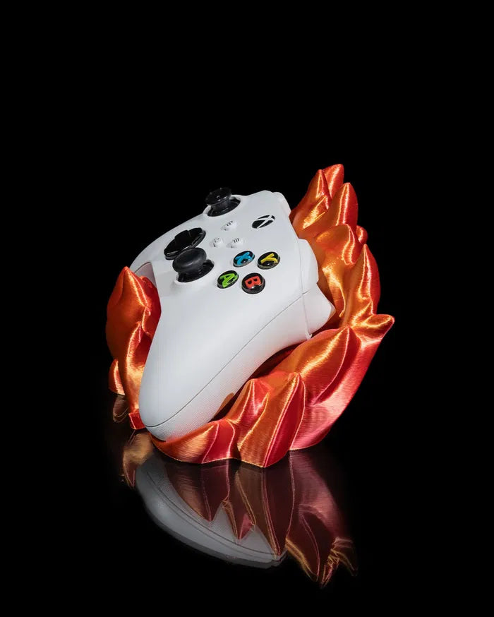 Flame-Inspired 3D Printed Controller Stand