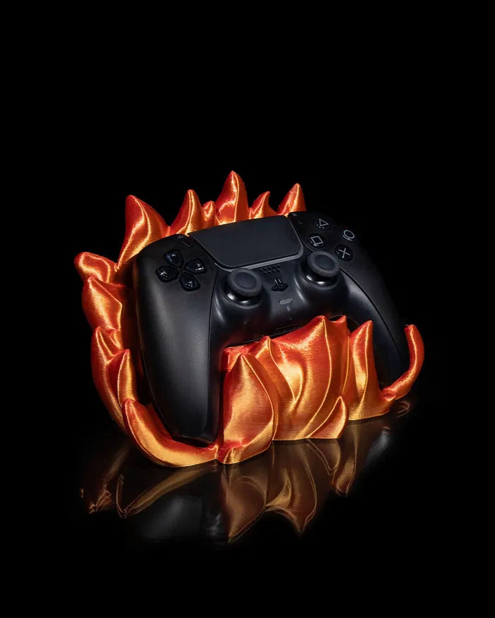 Flame-Inspired 3D Printed Controller Stand